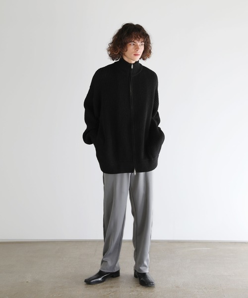 ASTRONOMY(アストロノミー)の「Buyer's Select/ピンタックストレートライン入りトラックパンツ(その他パンツ・メンズ・グリーン/グレー/ブラック/ネイビー・L/LL/M)」の6枚目の写真