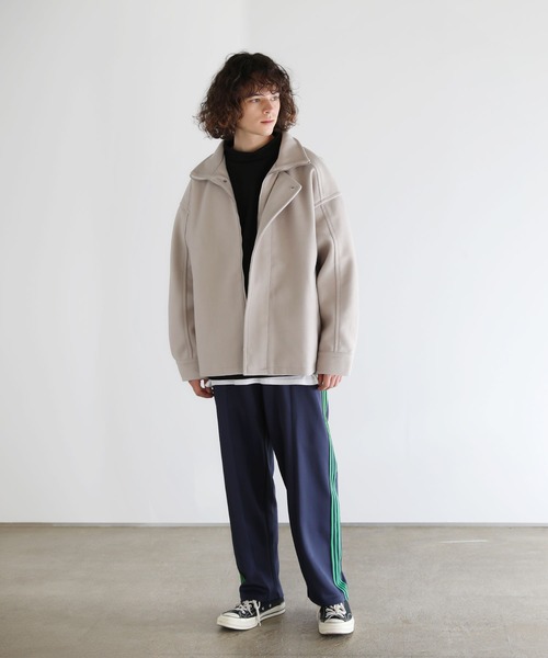 ASTRONOMY(アストロノミー)の「Buyer's Select/ピンタックストレートライン入りトラックパンツ(その他パンツ・メンズ・グリーン/グレー/ブラック/ネイビー・L/LL/M)」の18枚目の写真