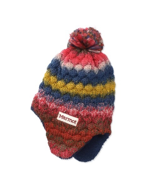 MARMOT(マーモット)の「K's Ear Cover Knit Watch / TSFKE205(キッズ)(ニットキャップ/ビーニー・キッズ・ホワイト系その他/レッド系その他/ベージュ系その他・53-55cm)」の3枚目の写真