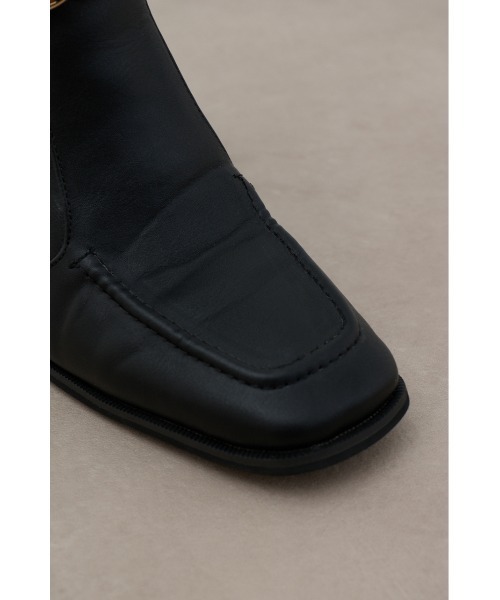 AZUL by moussy（アズールバイマウジー）の「メタルチェーンショートブーツ（ブーツ・レディース・ブラック・SMALL/MEDIUM/LARGE）」の8枚目の写真