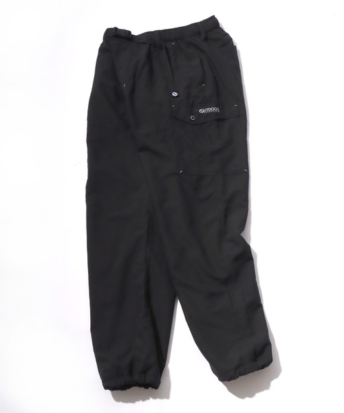 OUTDOOR PRODUCTS（アウトドアプロダクツ）の「OUTDOOR PRODUCTS/アウトドアプロダクツ 裏フリース ツイル クライミングカーゴパンツ（カーゴパンツ・メンズ・グレー/ベージュ/ブラック/オリーブ・M/L/LL）」の2枚目の写真