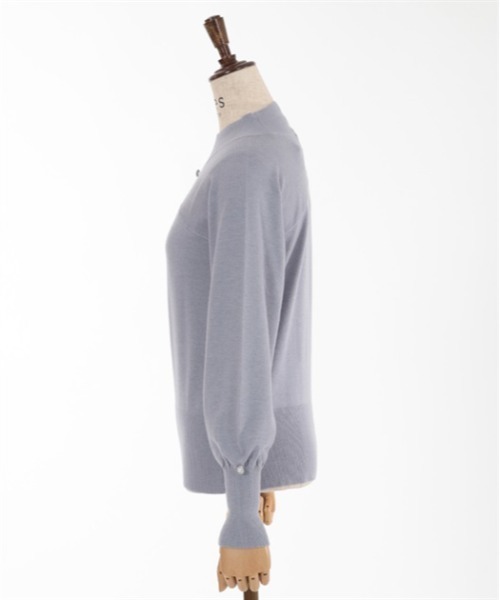 axes femme(アクシーズファム)の「カットアウトハイネックニット(ニット/セーター・レディース・ブラック/ピンク/サックスブルー/キナリ・FREE)」の9枚目の写真