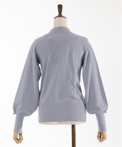 axes femme(アクシーズファム)の「カットアウトハイネックニット(ニット/セーター・レディース・ブラック/ピンク/サックスブルー/キナリ・FREE)」の10枚目の写真