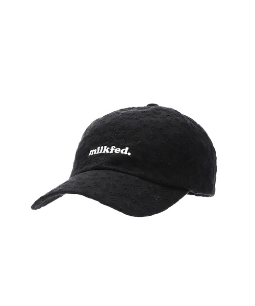 MILKFED.（ミルクフェド）の「LOGO LACE CAP（キャップ・レディース・ライトピンク/ホワイト/ブラック・ONE SIZE）」の3枚目の写真