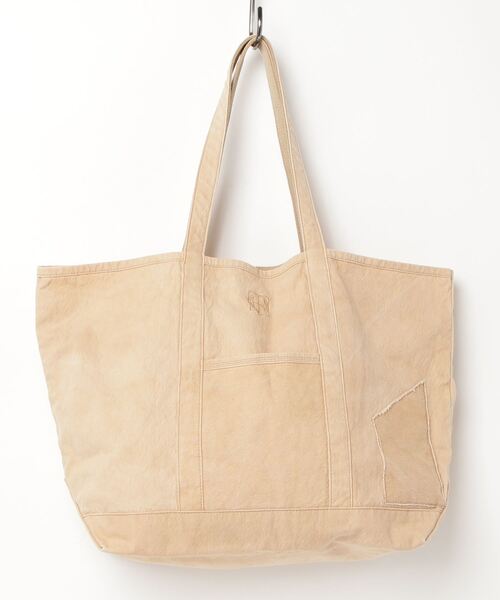 hobo（ホーボー）の「【hobo / ホーボー】TOTE BAG DUCK CANVAS KAKISHIBU DYED（トートバッグ・メンズ・ブラック/キャメル・FREE）」の13枚目の写真