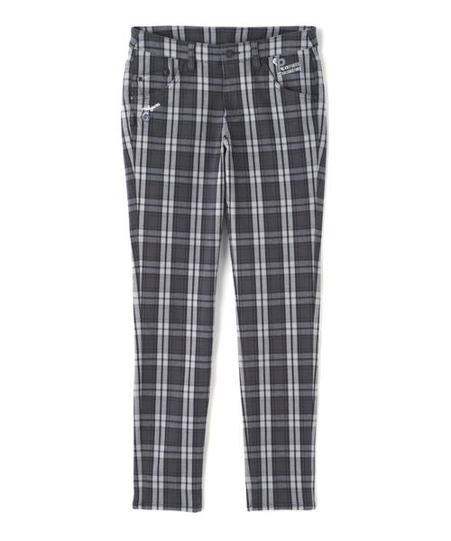 新品 パーリーゲイツ コットンストレッチツイル 表ピーチ裏起毛 パンツ(5)L PEARLY GATES（パーリーゲイツ）の「【PEARLY GATES】先染めチェック