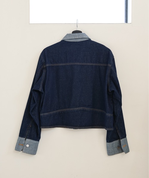 ULEULA(ウルア)の「切替デニムジャケット(デニムジャケット・レディース・ブルー・FREE)」の21枚目の写真