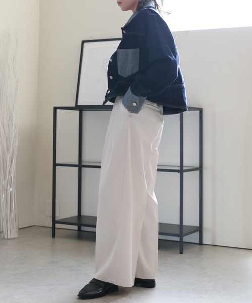 ULEULA(ウルア)の「切替デニムジャケット(デニムジャケット・レディース・ブルー・FREE)」の15枚目の写真