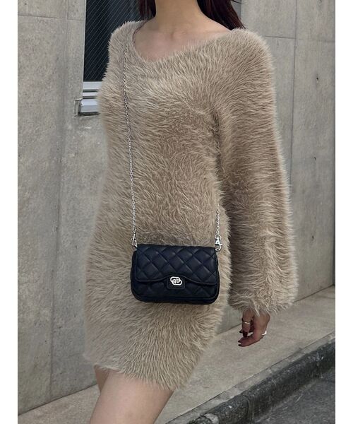 EMODA（エモダ）の「キルティングフォンケース（スマホケース/カバー・レディース・イエロー/ブラック/ミント/シルバー・FREE）」の6枚目の写真