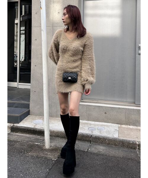 EMODA（エモダ）の「キルティングフォンケース（スマホケース/カバー・レディース・イエロー/ブラック/ミント/シルバー・FREE）」の7枚目の写真