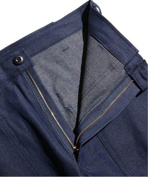 GUNG HO(ガンホー)の「【GUNG HO USA ガンホー】 ORIGINAL FATIGUE PANTS MADE IN USA デニム(デニムパンツ・メンズ・インディゴブルー・32inch/34inch/36inch)」の6枚目の写真