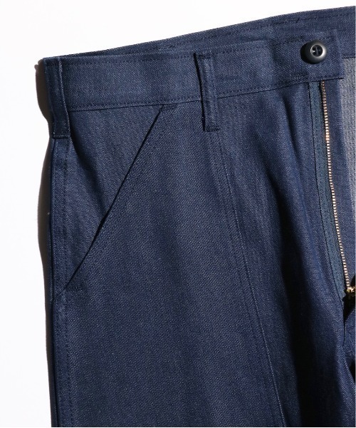 GUNG HO(ガンホー)の「【GUNG HO USA ガンホー】 ORIGINAL FATIGUE PANTS MADE IN USA デニム(デニムパンツ・メンズ・インディゴブルー・32inch/34inch/36inch)」の3枚目の写真