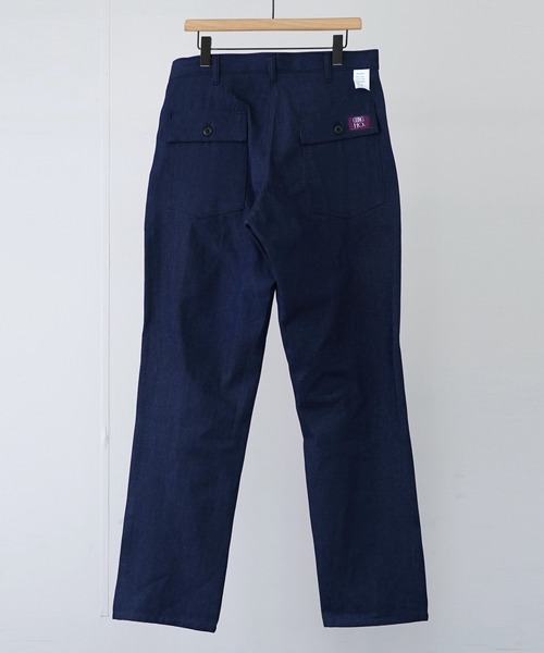 GUNG HO(ガンホー)の「【GUNG HO USA ガンホー】 ORIGINAL FATIGUE PANTS MADE IN USA デニム(デニムパンツ・メンズ・インディゴブルー・32inch/34inch/36inch)」の12枚目の写真
