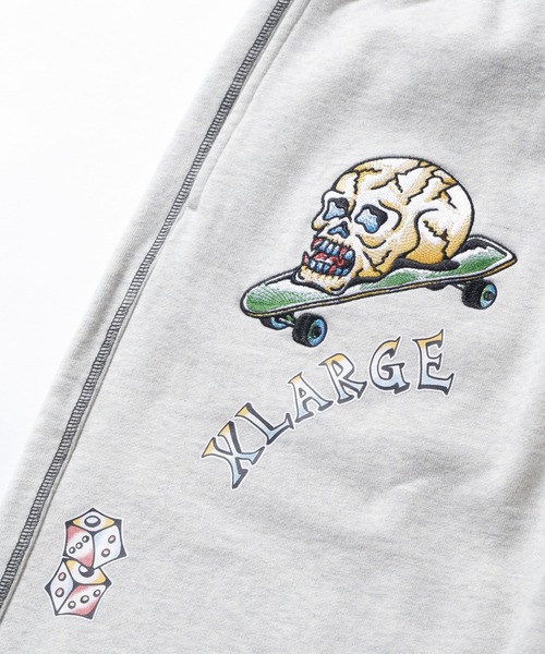 XLARGE(エクストララージ)の「GOOD TIME SWEATPANTS(スウェットパンツ・メンズ・オフホワイト/ブラック・M/L/XL/S)」の15枚目の写真