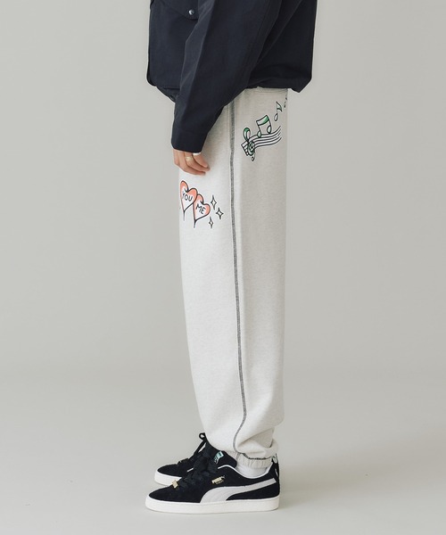 XLARGE(エクストララージ)の「GOOD TIME SWEATPANTS(スウェットパンツ・メンズ・オフホワイト/ブラック・M/L/XL/S)」の20枚目の写真
