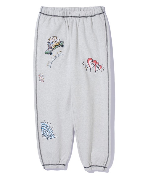 XLARGE(エクストララージ)の「GOOD TIME SWEATPANTS(スウェットパンツ・メンズ・オフホワイト/ブラック・M/L/XL/S)」の11枚目の写真