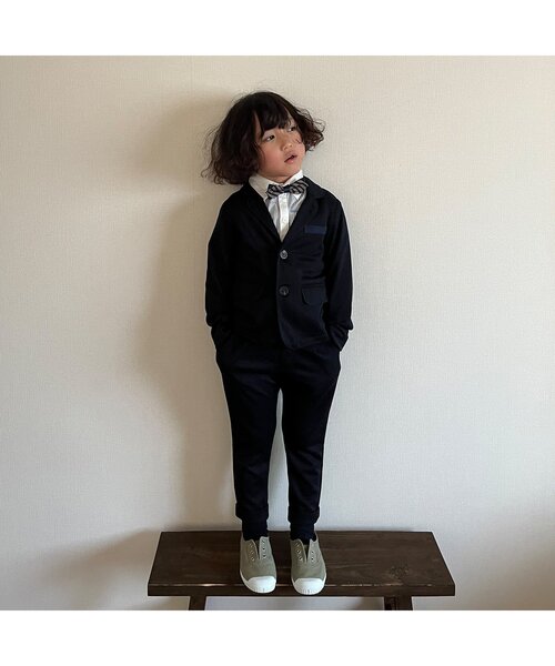 apres les cours（アプレレクール）の「【セットアップ可】フォーマルパンツ（スーツパンツ・キッズ・ネイビー・100/130/110/120/90）」の6枚目の写真