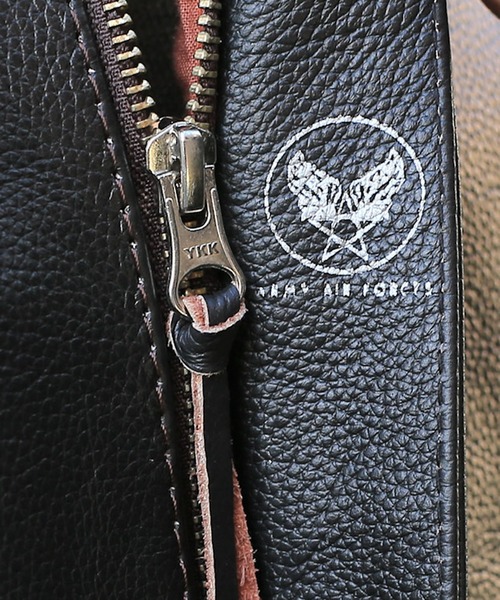 MILITARY（ミリタリー）の「A-2ホースハイドレザーフライトジャケット（ミリタリージャケット・メンズ・ブラウン・36/38/40/42/44）」の17枚目の写真