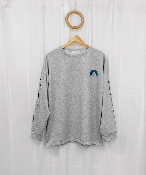 Miniministore(ミニミニストア)の「ロゴトレーナー 韓国風 ビッグシルエット(スウェット・レディース・グレー/ブラック/ホワイト・XL)」の21枚目の写真