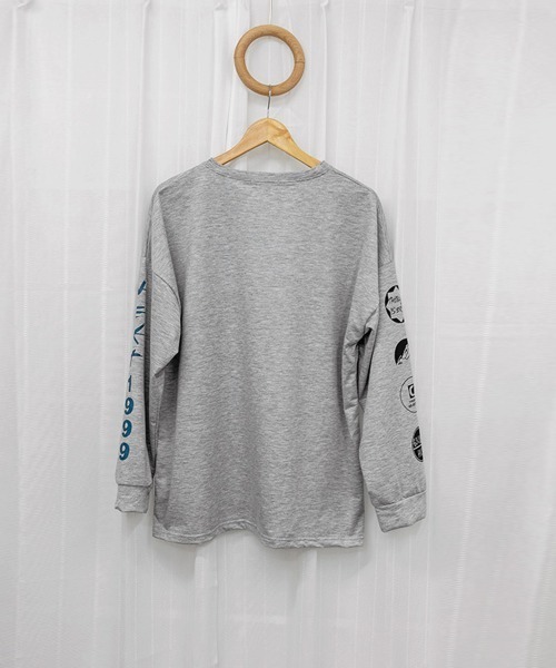 Miniministore(ミニミニストア)の「ロゴトレーナー 韓国風 ビッグシルエット(スウェット・レディース・グレー/ブラック/ホワイト・XL)」の22枚目の写真