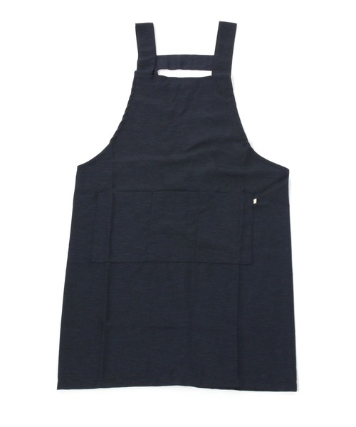 studio CLIP（スタディオクリップ）の「リネン混H型エプロン L（エプロン・レディース・イエロー/ネイビー・FREE）」の7枚目の写真