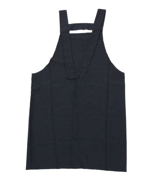 studio CLIP（スタディオクリップ）の「リネン混H型エプロン L（エプロン・レディース・イエロー/ネイビー・FREE）」の8枚目の写真