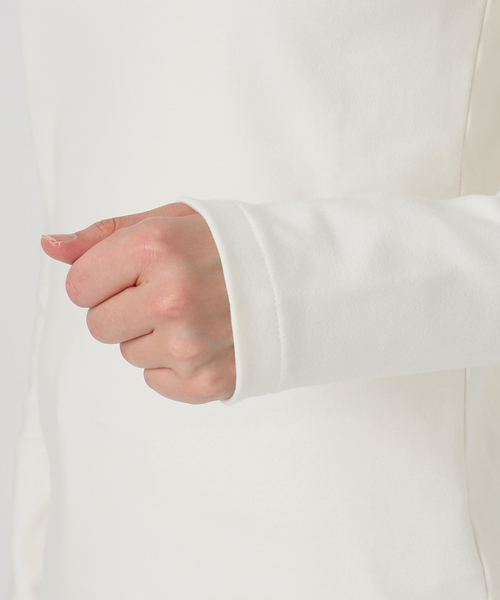 Noble（ノーブル）の「スビンコットンロングスリーブTシャツ（Tシャツ/カットソー・レディース・ライトグレー/ブラック/ホワイト・FREE）」の19枚目の写真