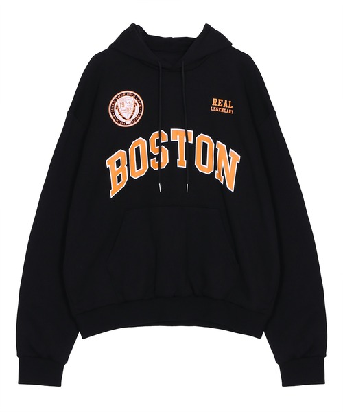 Figments（フィグメンツ）の「スポーツロゴパーカー（パーカー・レディース・ブラック/グレー・FREE）」の10枚目の写真