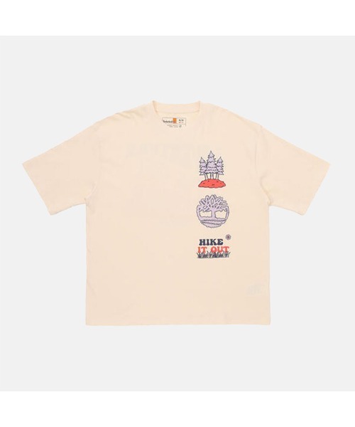 TIMBERLAND★半袖 クルーネック ブーツ ロゴ トップス Tシャツ セール】メンズ 半袖 ブーツ ロゴ Tシャツ（Tシャツ/カットソー