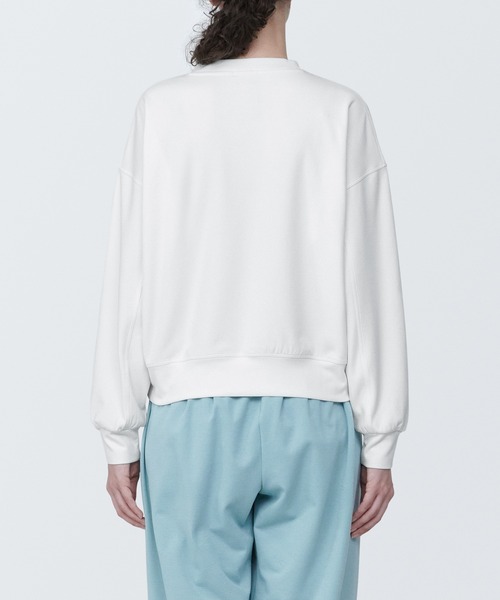 無印良品（ムジルシリョウヒン）の「〔MUJI WALKER〕婦人　ＵＶカット乾きやすいスウェットシャツ（スウェット・レディース・グリーン系2/ピンク/グレー系1/オフホワイト・XL/L/M/S）」の7枚目の写真