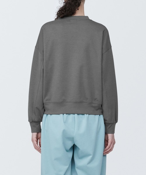 無印良品（ムジルシリョウヒン）の「〔MUJI WALKER〕婦人　ＵＶカット乾きやすいスウェットシャツ（スウェット・レディース・グリーン系2/ピンク/グレー系1/オフホワイト・XL/L/M/S）」の13枚目の写真