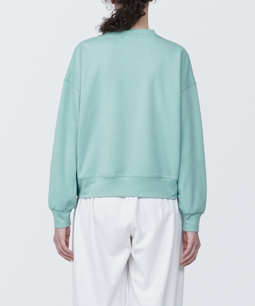 無印良品（ムジルシリョウヒン）の「〔MUJI WALKER〕婦人　ＵＶカット乾きやすいスウェットシャツ（スウェット・レディース・グリーン系2/ピンク/グレー系1/オフホワイト・XL/L/M/S）」の19枚目の写真
