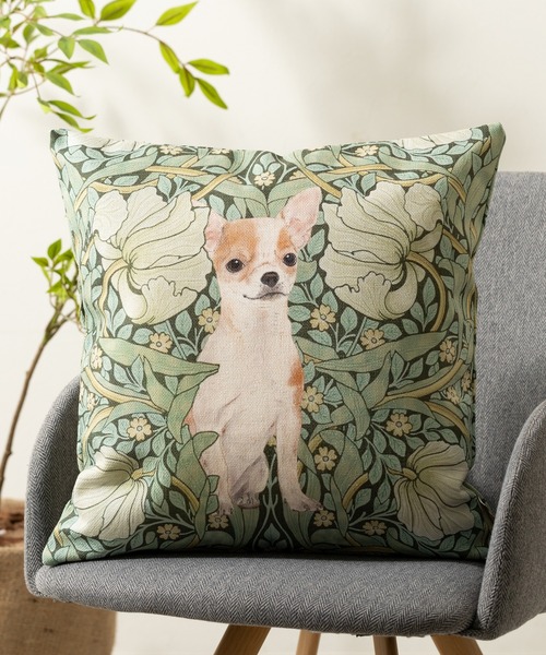 Jubilee（ジュビリー）の「動物とウィリアムモリス柄  両面デザイン リネン素材 Jubilee クッションカバー（クッション/クッションカバー・レディース・その他1/その他4/その他9/その他6/その他7/その他5/その他2/その他10/その他3/その他8/その他16/その他17/その他12/その他13/その他14/その他15/その他18/その他11・45cm）」の15枚目の写真