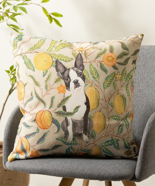 Jubilee（ジュビリー）の「動物とウィリアムモリス柄  両面デザイン リネン素材 Jubilee クッションカバー（クッション/クッションカバー・レディース・その他1/その他4/その他9/その他6/その他7/その他5/その他2/その他10/その他3/その他8/その他16/その他17/その他12/その他13/その他14/その他15/その他18/その他11・45cm）」の17枚目の写真