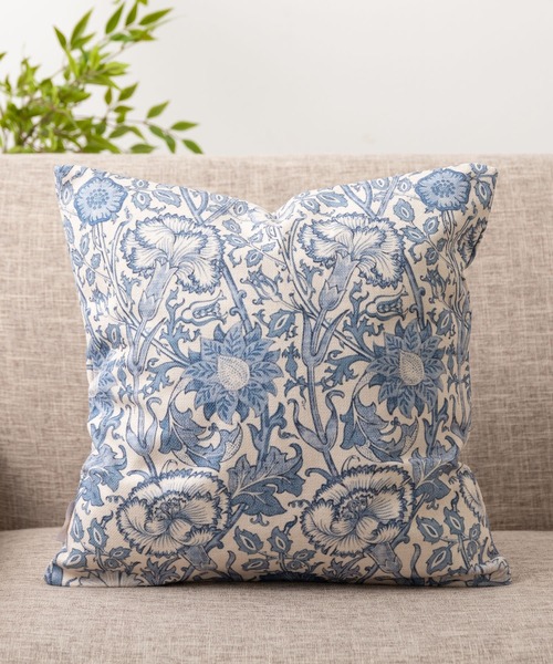 セール】動物とウィリアムモリス柄 両面デザイン リネン素材 Jubilee