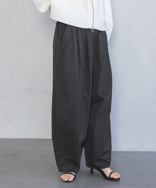 スラックスコクーンボリュームパンツ M 黒 新品 apart by lowrys セール】≪追加6≫コクーンボリュームパンツ（その他パンツ）｜A