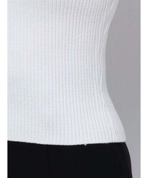 RESEXXY（リゼクシー）の「スクエアネックシアースリーブトップス（ニット/セーター・レディース・ホワイト/ブラック/ピンク・FREE）」の19枚目の写真