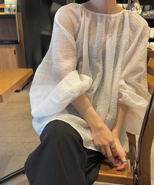 2WAYボリュームオーバーブラウス（シャツ/ブラウス）｜select MOCA by