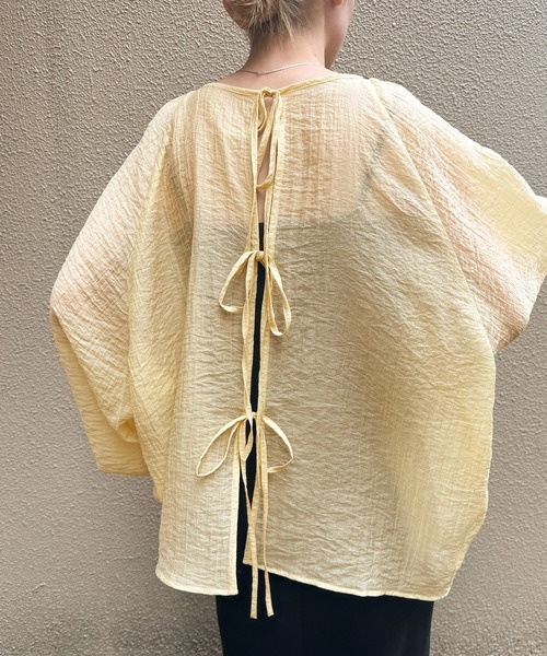 select MOCA by son(セレクトモカバイソン)の「2WAYボリュームオーバーブラウス(シャツ/ブラウス・レディース・オフホワイト/ブラック/ベージュ/ブラウン/グレー・FREE/SMALL)」の17枚目の写真