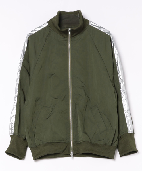 wee9s（ウィークス）の「track jacket（ブルゾン・レディース・カーキ/ネイビー/ブラック/アイボリー・FREE）」の8枚目の写真