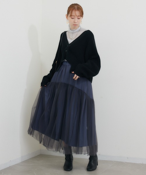 LUGIVA（ルギヴァ）の「LUGIVa リバーシブルチュールスカート 