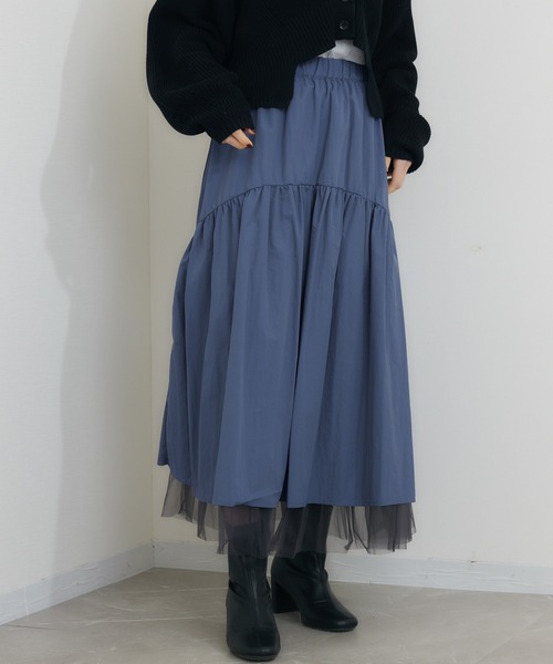 LUGIVA（ルギヴァ）の「LUGIVa リバーシブルチュールスカート 