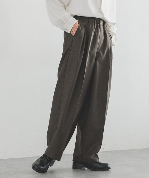 RAGEBLUE（レイジブルー）の「【SET UP/セットアップ】オーバーサイズ/TRストレッチ/シングルテーラードジャケット&ワイドスラックス（テーラードジャケット・メンズ・ベージュ/その他19/ネイビー・LARGE/MEDIUM）」の8枚目の写真