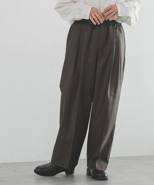 RAGEBLUE（レイジブルー）の「【SET UP/セットアップ】オーバーサイズ/TRストレッチ/シングルテーラードジャケット&ワイドスラックス（テーラードジャケット・メンズ・ベージュ/その他19/ネイビー・LARGE/MEDIUM）」の7枚目の写真