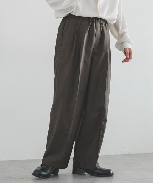 RAGEBLUE（レイジブルー）の「【SET UP/セットアップ】オーバーサイズ/TRストレッチ/シングルテーラードジャケット&ワイドスラックス（テーラードジャケット・メンズ・ベージュ/その他19/ネイビー・LARGE/MEDIUM）」の13枚目の写真