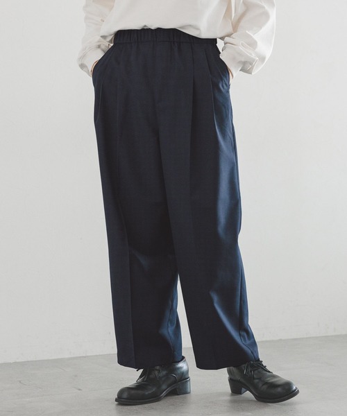 RAGEBLUE（レイジブルー）の「【SET UP/セットアップ】オーバーサイズ/TRストレッチ/シングルテーラードジャケット&ワイドスラックス（テーラードジャケット・メンズ・ベージュ/その他19/ネイビー・LARGE/MEDIUM）」の16枚目の写真