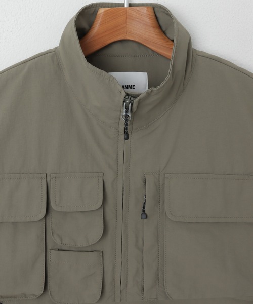 ANME(アンメ)の「接触冷感/UVカット(UPF50+)/撥水加工ダブルジップナイロンベスト(ベスト・レディース・ライトカーキ/ブラック/グレー/ネイビー・M/L)」の20枚目の写真