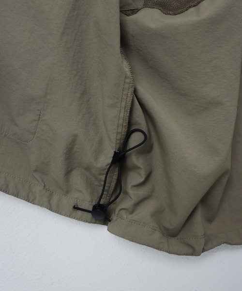 ANME(アンメ)の「接触冷感/UVカット(UPF50+)/撥水加工ダブルジップナイロンベスト(ベスト・レディース・ライトカーキ/ブラック/グレー/ネイビー・M/L)」の12枚目の写真
