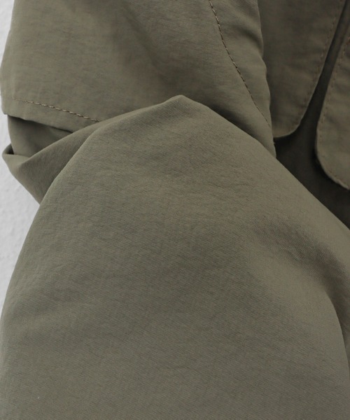 ANME(アンメ)の「接触冷感/UVカット(UPF50+)/撥水加工ダブルジップナイロンベスト(ベスト・レディース・ライトカーキ/ブラック/グレー/ネイビー・M/L)」の11枚目の写真