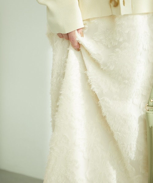 ROPE' PICNIC（ロペピクニック）の「フリンジスカート（スカート・レディース・ブラック/サックスブルー/ホワイト系その他・38/40）」の16枚目の写真